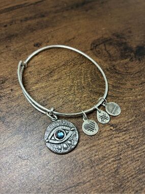 Alex and Ani Evil Eye Expandable Wire Bangle